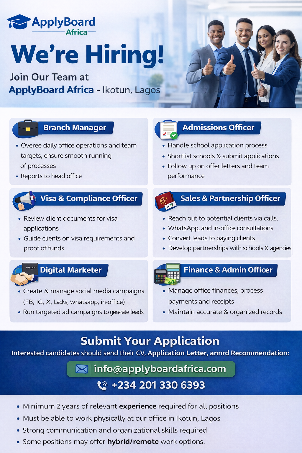 WE are Hiring